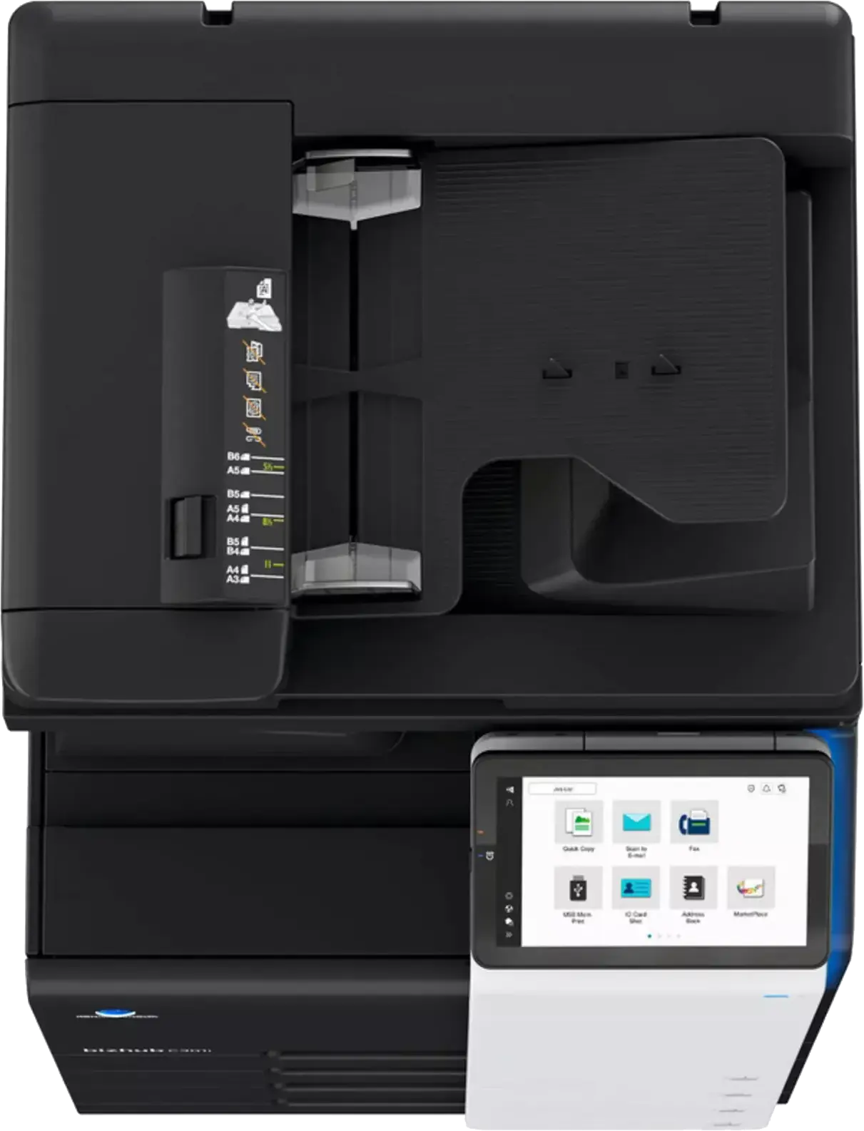 Konica Minolta bizhub C301i bovenkant