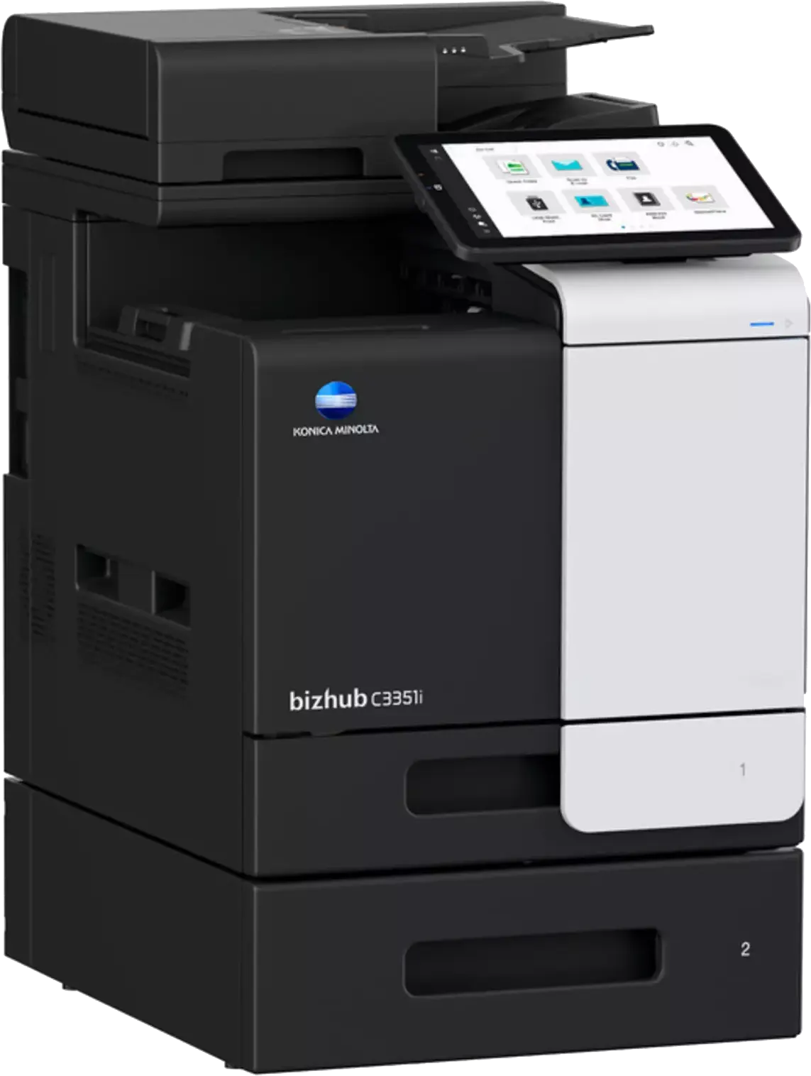 Konica Minolta bizhub C3351i met extra lade